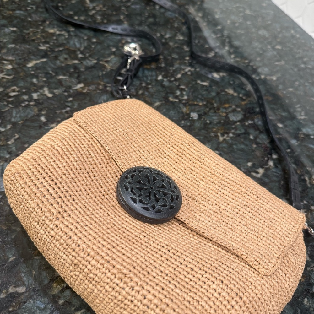 Brighton Rafita Woven Crossbody Bag